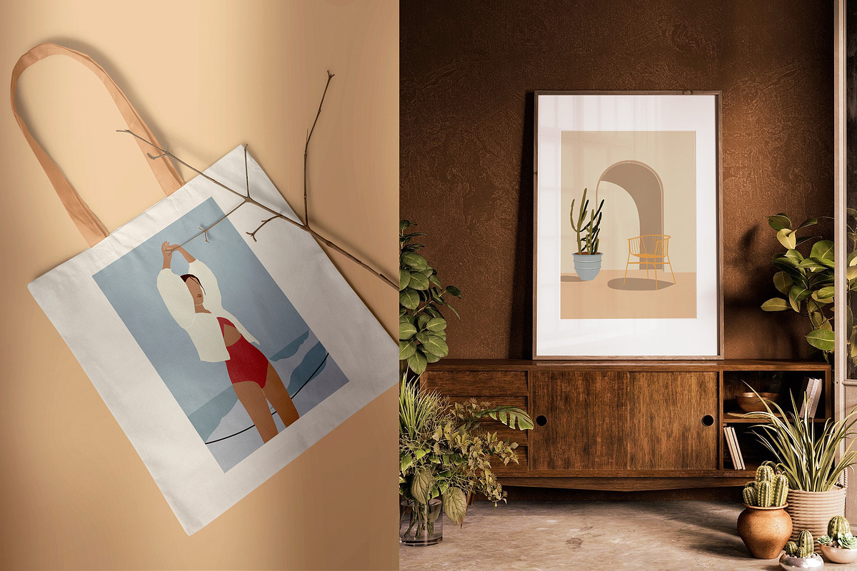 Sunny Paradise Illustrations, a Person Illustration by TiriCo (Photo 6 of 13)