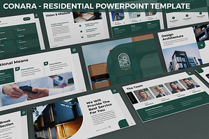 Conara - Residential Powerpoint, a Presentation Template by SlideFactory