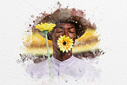 Watercolor Photo Effect, a Layer Style Add-On by dx_vect (Thumbnail 3 of 3)