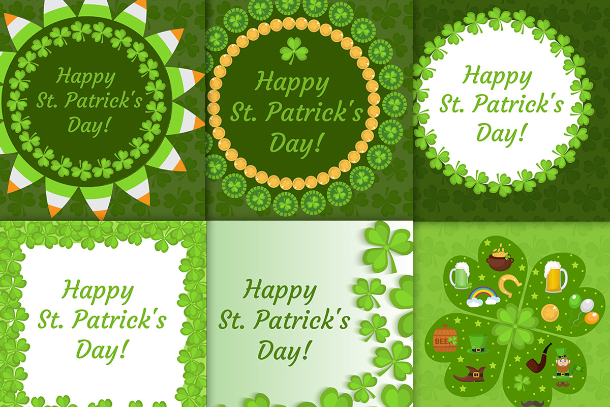 St. Patrick's Day BIG BUNDLE !!!!, a Background Graphic by Lucia Fox (Photo 17 of 17)