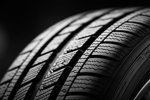 Detailed close up of a car tire, a Transportation Photo by MistyDay