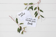 A2 Postcard Mockup - Eucalyptus 2, a Print Template by ILLONA GRAPHICS (Thumbnail 3 of 5)