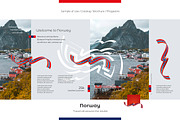 Norway flag ribbon vector, a Templates & Theme by Simbos (Thumbnail 4 of 9)