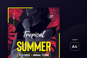 Tropical Party Flyer Template, a Flyer Template by Grand Design (Thumbnail 3 of 3)