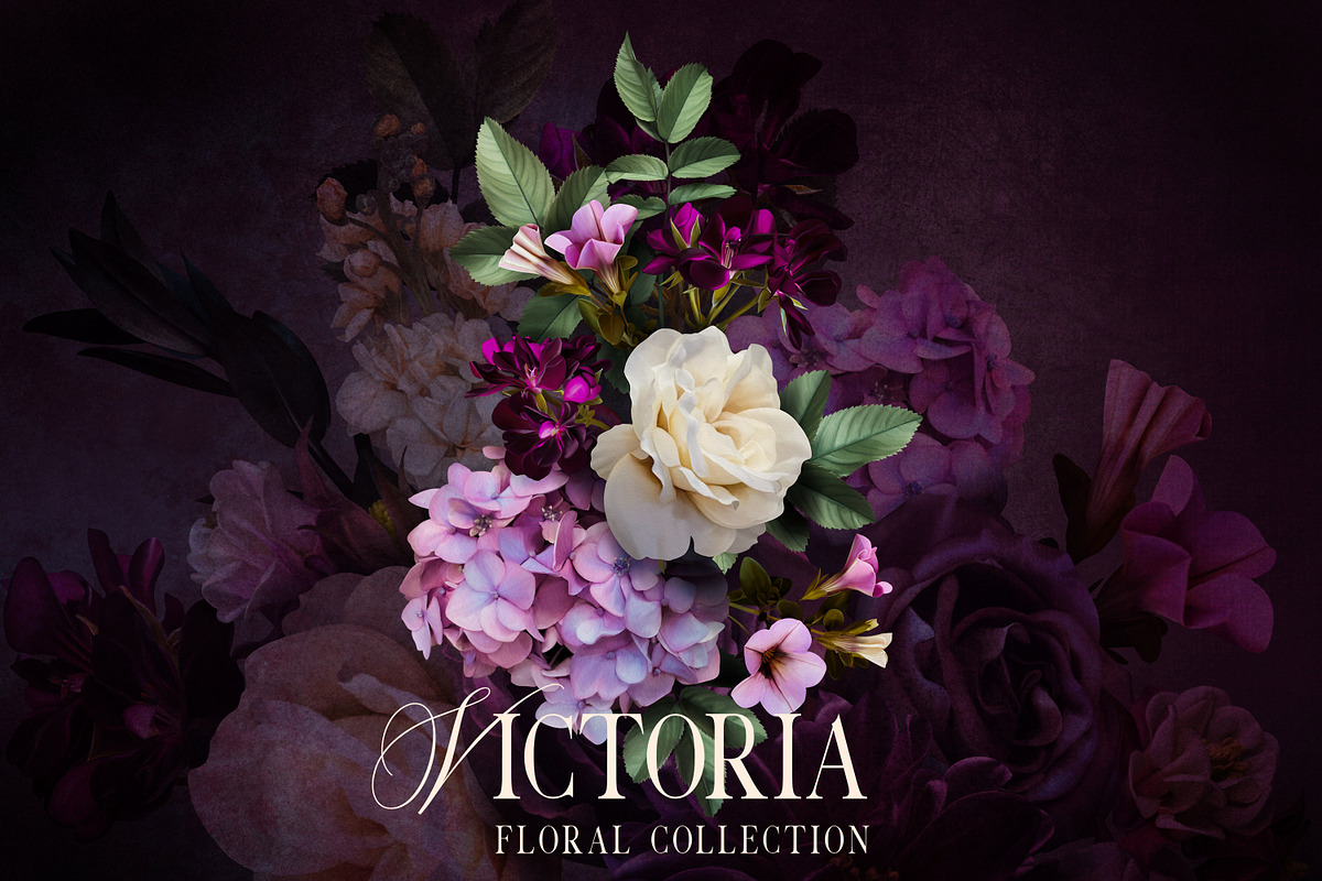 Regal Victoria Floral Collection, a Decorative Illustration by Eclectic Anthology (Photo 2 of 11)
