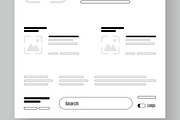 Website Wireframe Design, a Wireframe Template by CreativeShaper (Thumbnail 6 of 6)
