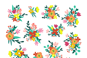 Floral Blast, a Decorative Illustration by Anna Krestiannykova (Thumbnail 2 of 5)