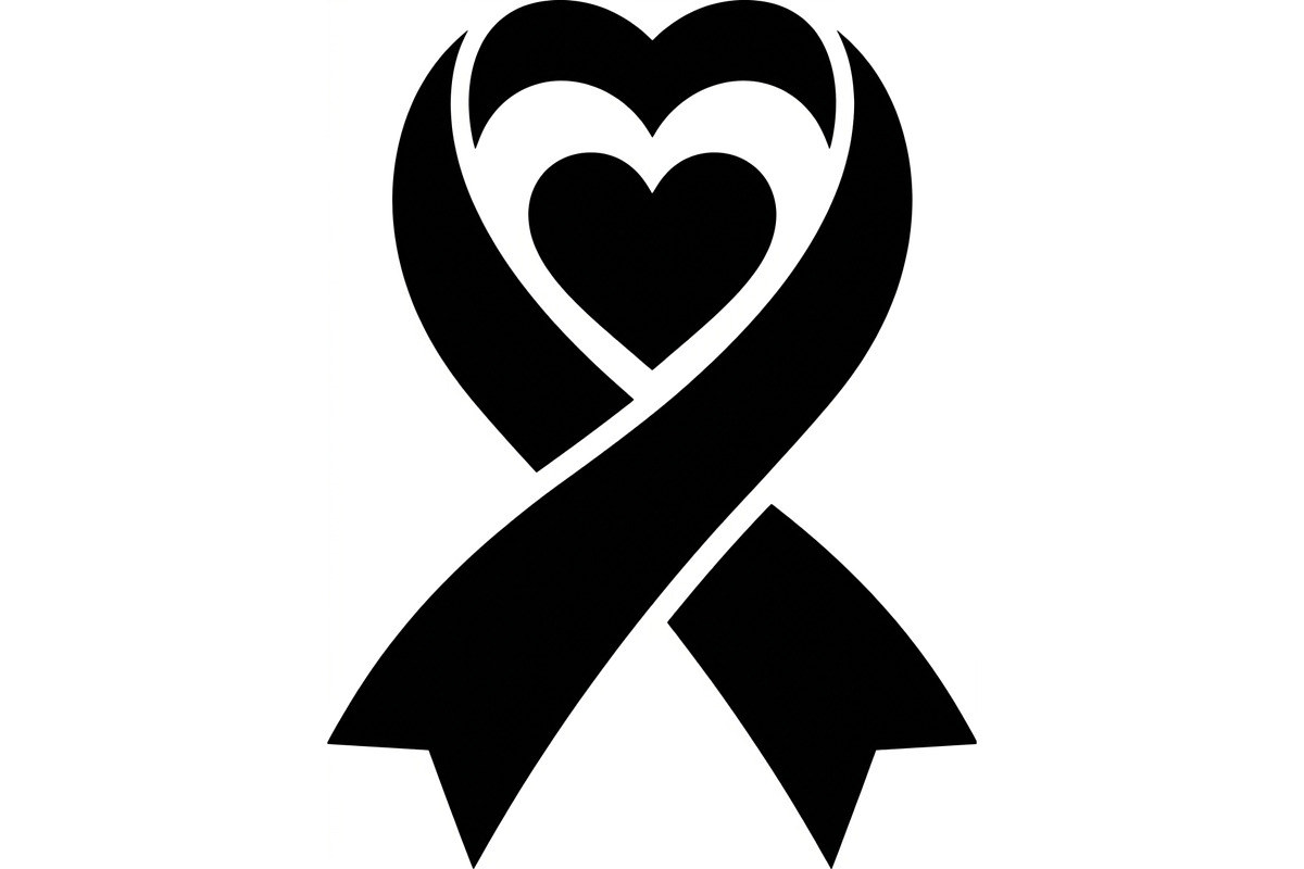 Breast Cancer Heart Ribbon SVG, a Seasonal Illustration by abu67222 (Photo 11 of 13)