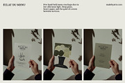 Menu Mockup PSD, Daylight · 03, a Merchandise Mockup by Made by Attic (Thumbnail 1 of 3)