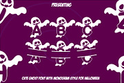 Boo Ghost - Halloween Fun Font, a Symbol Font by Aqua Artistry Creations (Thumbnail 1 of 3)