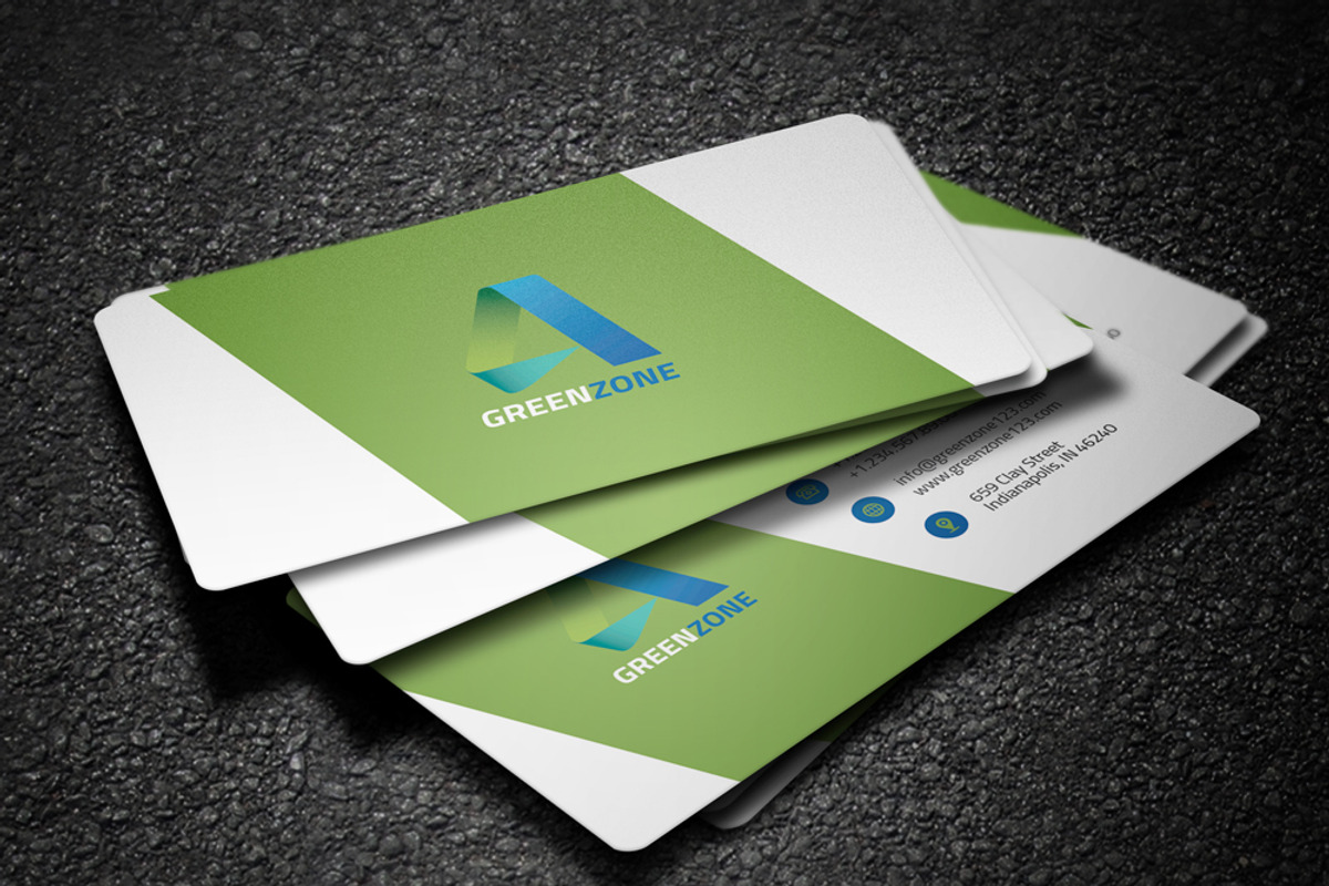 Clean Business Card, a Business Card Template by 3Angle (Photo 2 of 2)