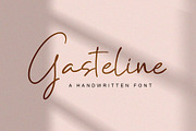 Gasteline - Casual Font, a Script Font by MJB Letters (Thumbnail 1 of 10)