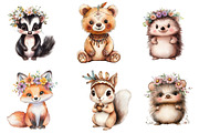 Boho Woodland Animal, Baby Animals, an Illustration by CreationArt (Thumbnail 5 of 5)