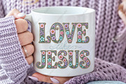 Love Like Jesus Easter Faux Embroide, an Illustration by CraftArtStudio (Thumbnail 3 of 4)