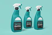 Spray Bottle Product Label Mockup, a Household Mockup by DSNA Mockup (Thumbnail 5 of 5)