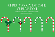 Christmas Candy Canes, a Decorative Illustration by Raafeya's Crafts (Thumbnail 1 of 3)