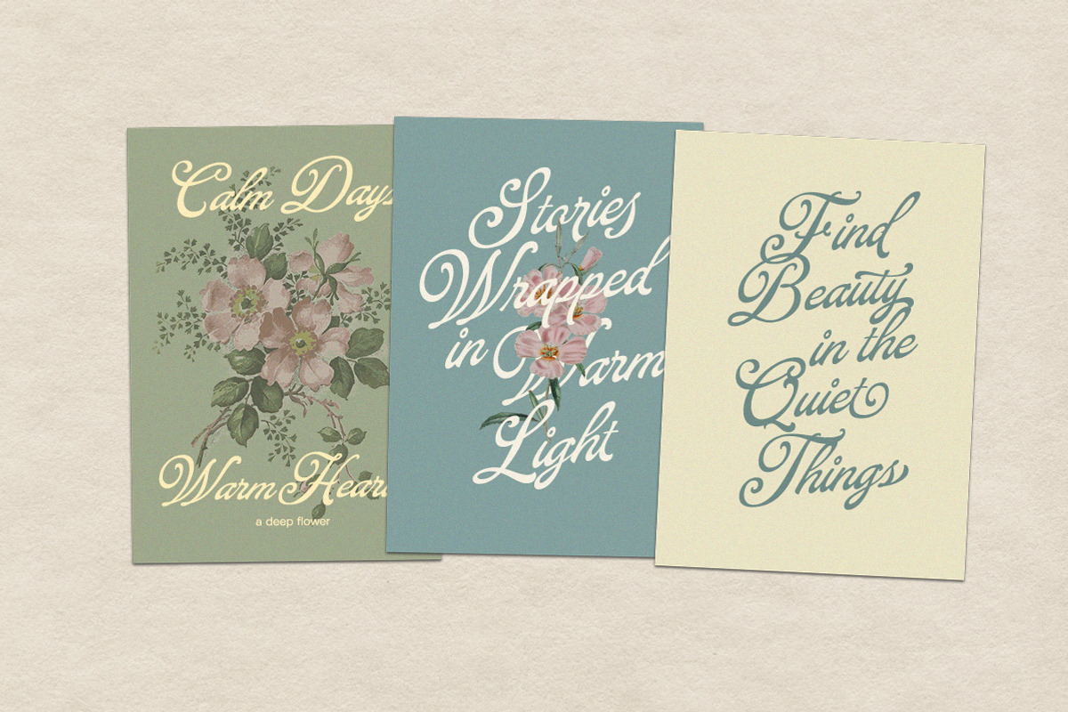 The Roycella Script, a Script Font by Letterhend Studio (Photo 4 of 9)