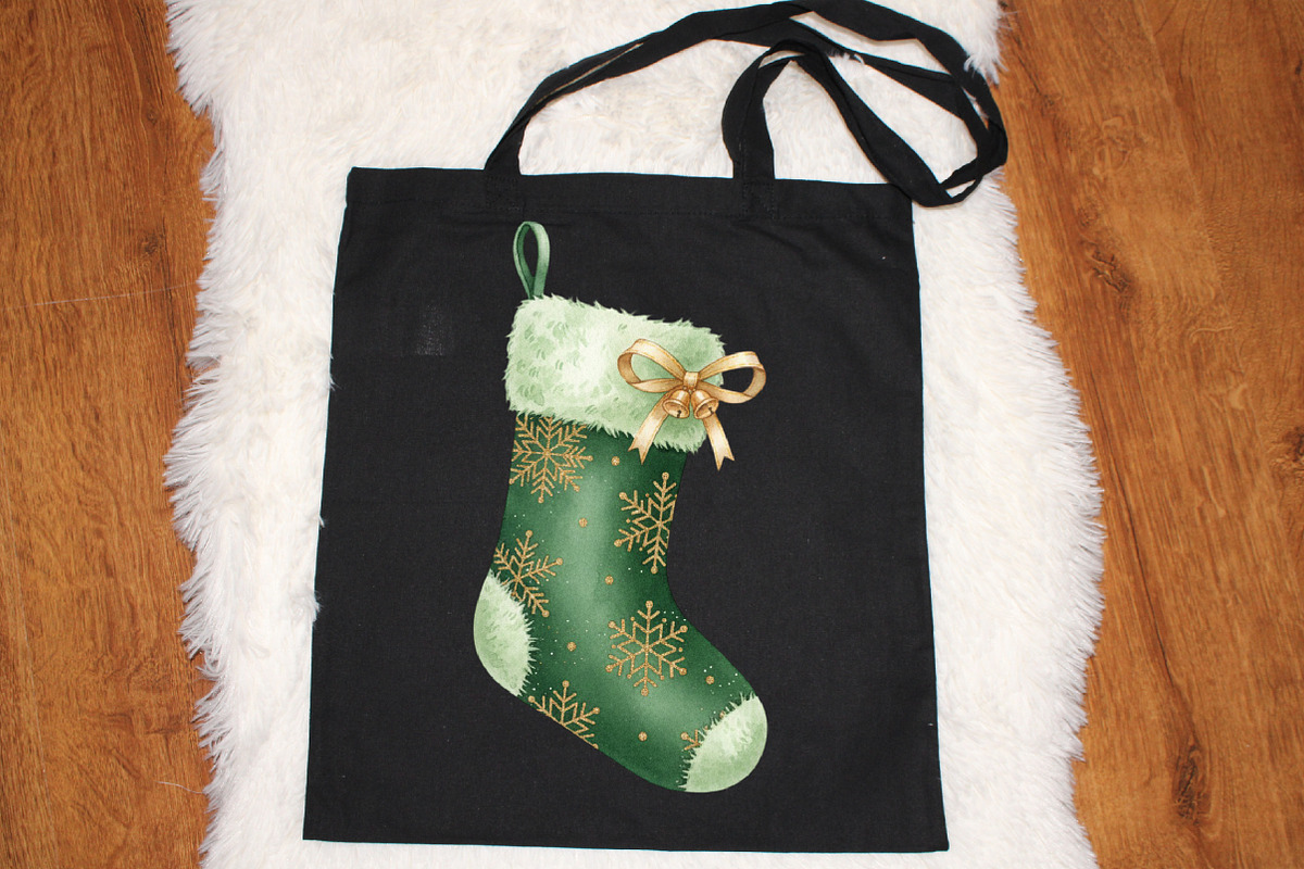 Christmas Stockings Clipart Set PNG, an Illustration by SinaCreation (Photo 4 of 7)