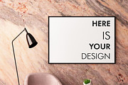 6 mockup posters in the interior, a Product Mockup by FilL239 (Thumbnail 7 of 7)