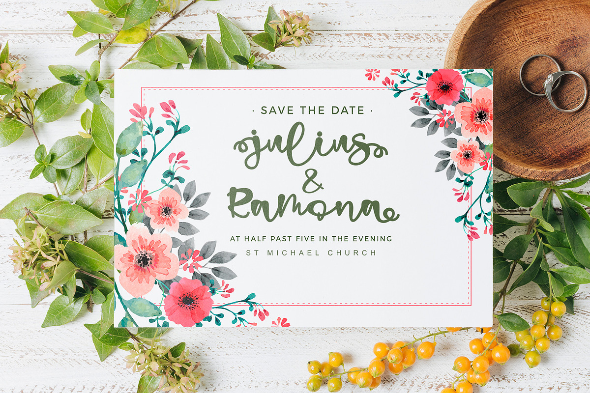 Spring Sunshine, a Script Font by Letterara (Photo 2 of 7)