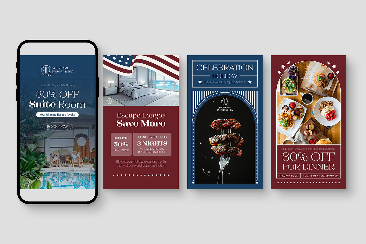 American USA Social Media Posts, a Social Media Template by BrandPacks (Photo 2 of 5)