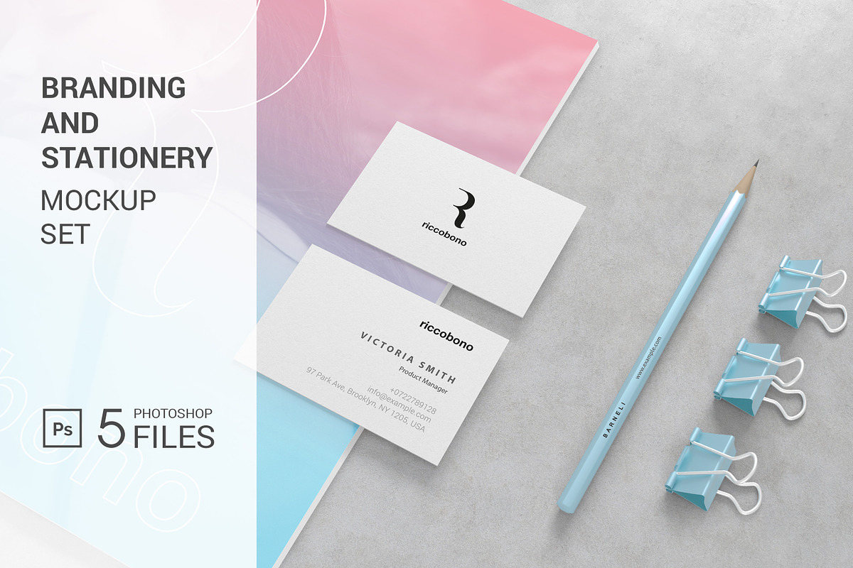 Branding And Stationery Mockup, a Product Mockup by Seven Lights (Photo 1 of 8)