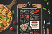 FREE! Trifold + Italian Food Menu, a Brochure Template by BarcelonaShop (Thumbnail 2 of 4)