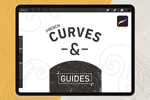 French Curves & Guides For Procreate