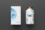 Blue MOON watercolor, an Object Illustration by LeriaArt watercolor (Thumbnail 8 of 8)