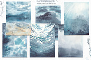 Undersea world Watercolor, an Animal Illustration by Marina Ermakova (Thumbnail 5 of 12)