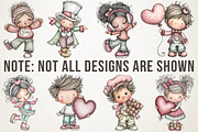Goofy Valentine Human Cartoon Pack, a Person Illustration by RobertsArt (Thumbnail 3 of 7)