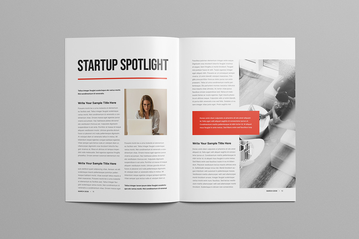 Business Magazine | Canva & InDesign, a Magazine Template by Pixelpick (Photo 7 of 14)