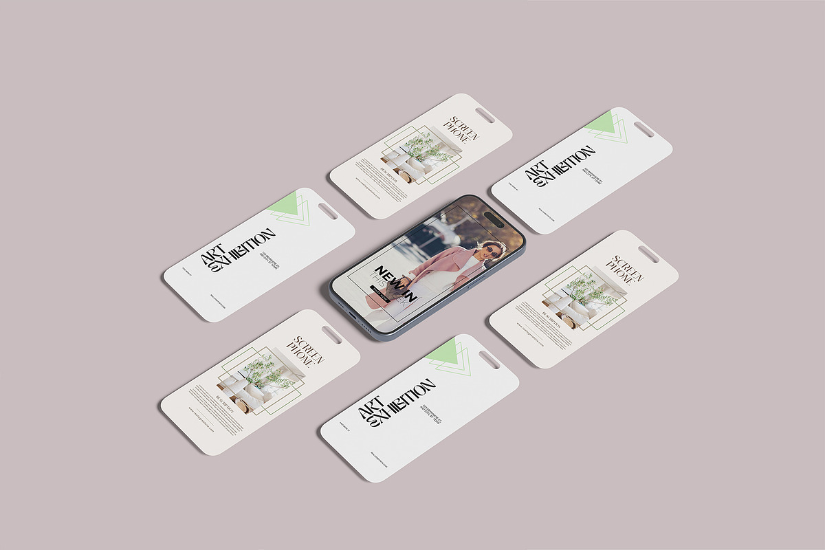 Smartphone Screen Mockup, an iPhone Mockup by lamorastudio (Photo 11 of 11)