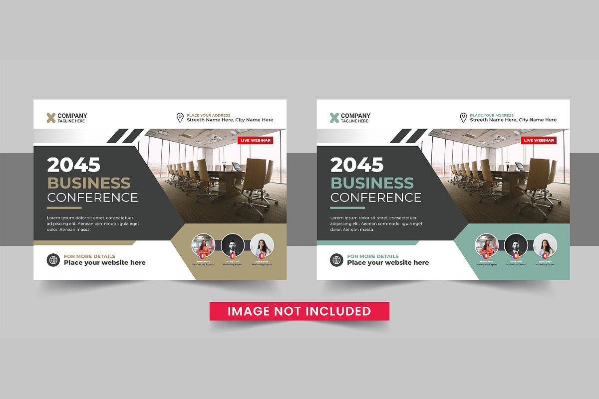 Business Conference Flyer template, a Flyer Template by Pavel_design (Photo 2 of 2)