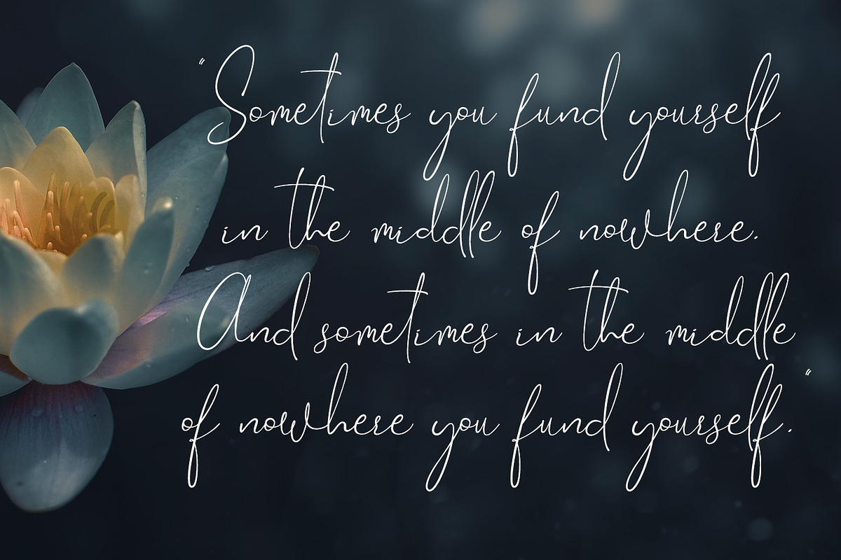 Gravity - Handwritten, a Script Font by din-studio.com (Photo 8 of 16)