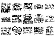 Dachshund Dogs Quotes SVG Bundle PNG, an Object Graphic by EllaMaiyaali (Thumbnail 2 of 8)