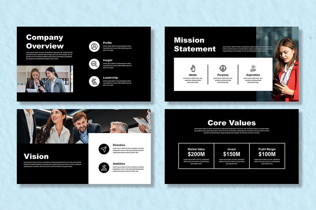 Business Plan Presentation Template, a Presentation Template by Mighty-Slide (Photo 3 of 6)