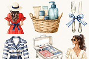 Watercolor Coastal Summer, a Seasonal Illustration by Design Scotch (Thumbnail 6 of 8)