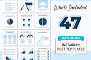 Instagram Charts and Graphs Template, a Presentation Template by Snapybiz (Thumbnail 6 of 8)