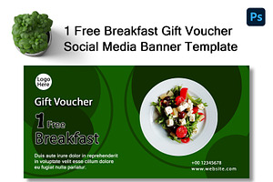 Gift voucher social media banner