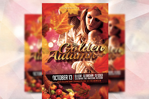 Golden Autumn - Flyer Template