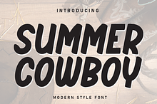 Summer Cowboy | Script Font