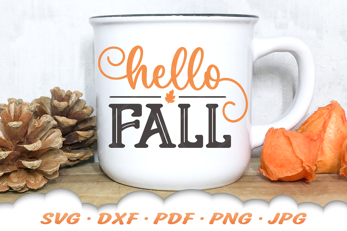 Hello Fall SVG, a Graphic by Cloud9DesignSVG (Photo 4 of 5)