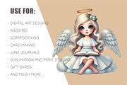 Angel Cartoon Cute. Clipart, PNG., an Animal Illustration by KENO Mascots (Thumbnail 8 of 8)