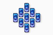 iPhone 16 - 24 Mockups Scenes, an iPhone Mockup by Asylab (Thumbnail 18 of 58)