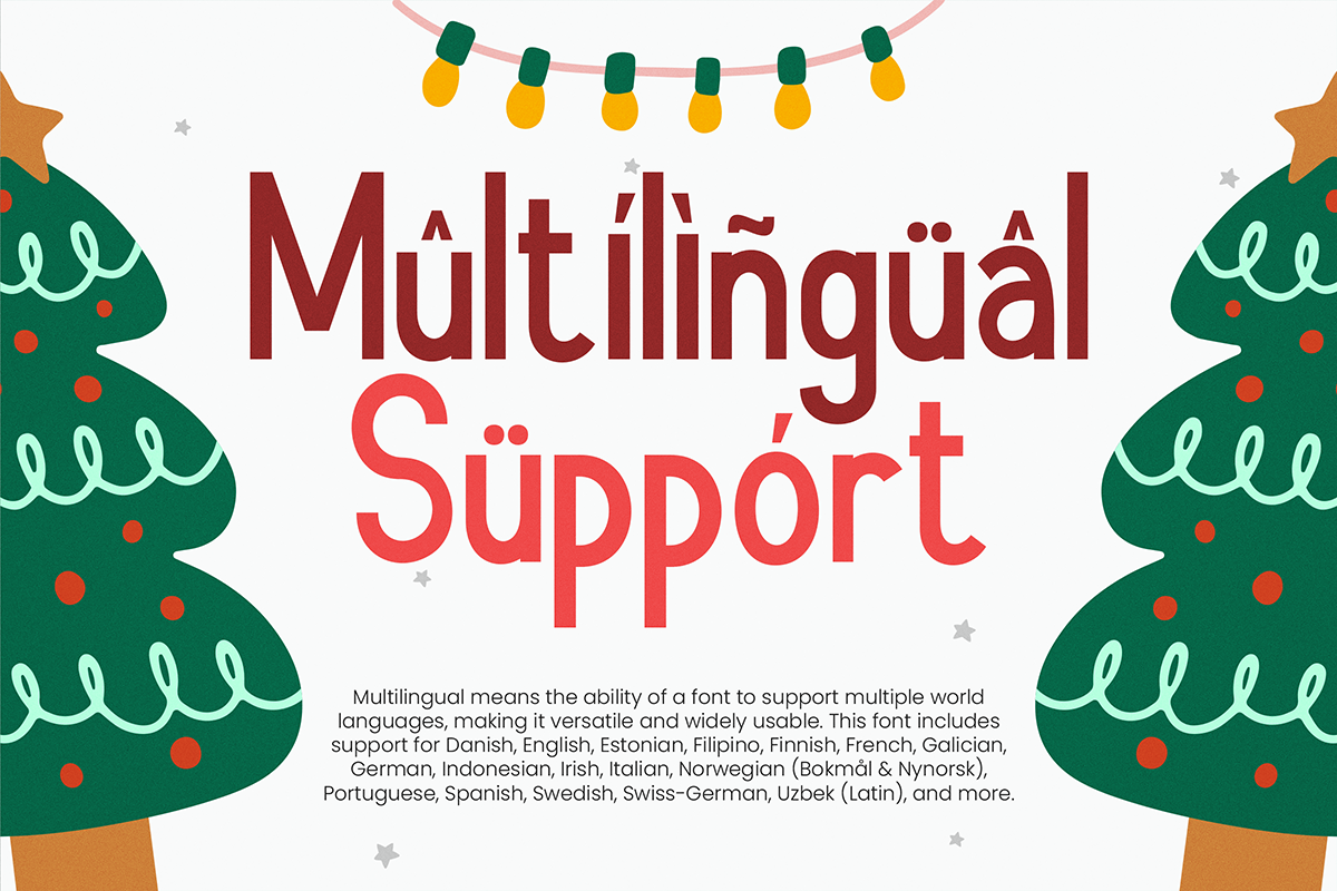 Merryline - Christmas Display Font, a Sans Serif Font by PuriCreative (Photo 7 of 8)
