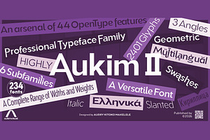 Aukim II Condensed