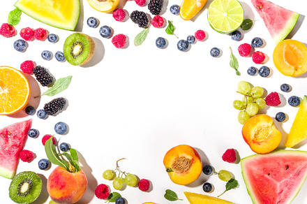 Assorted fruits and berries, a Food & Drink Photo by Rimma