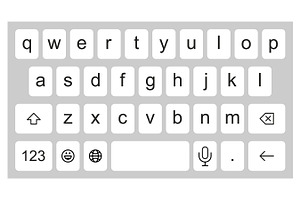 Smartphone keyboard