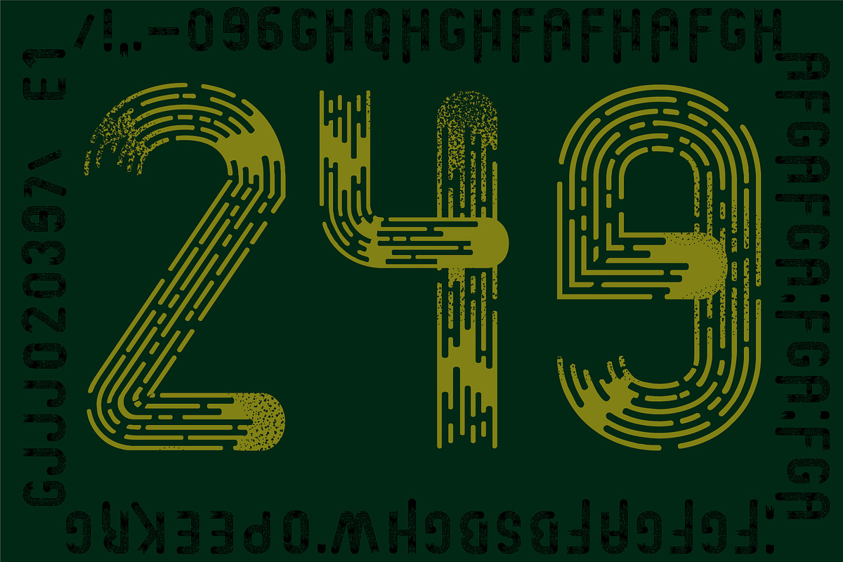 Sebatu modern font preview 6